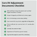 dv lottery documents required